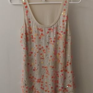 Express Sequin Embellished Tank
